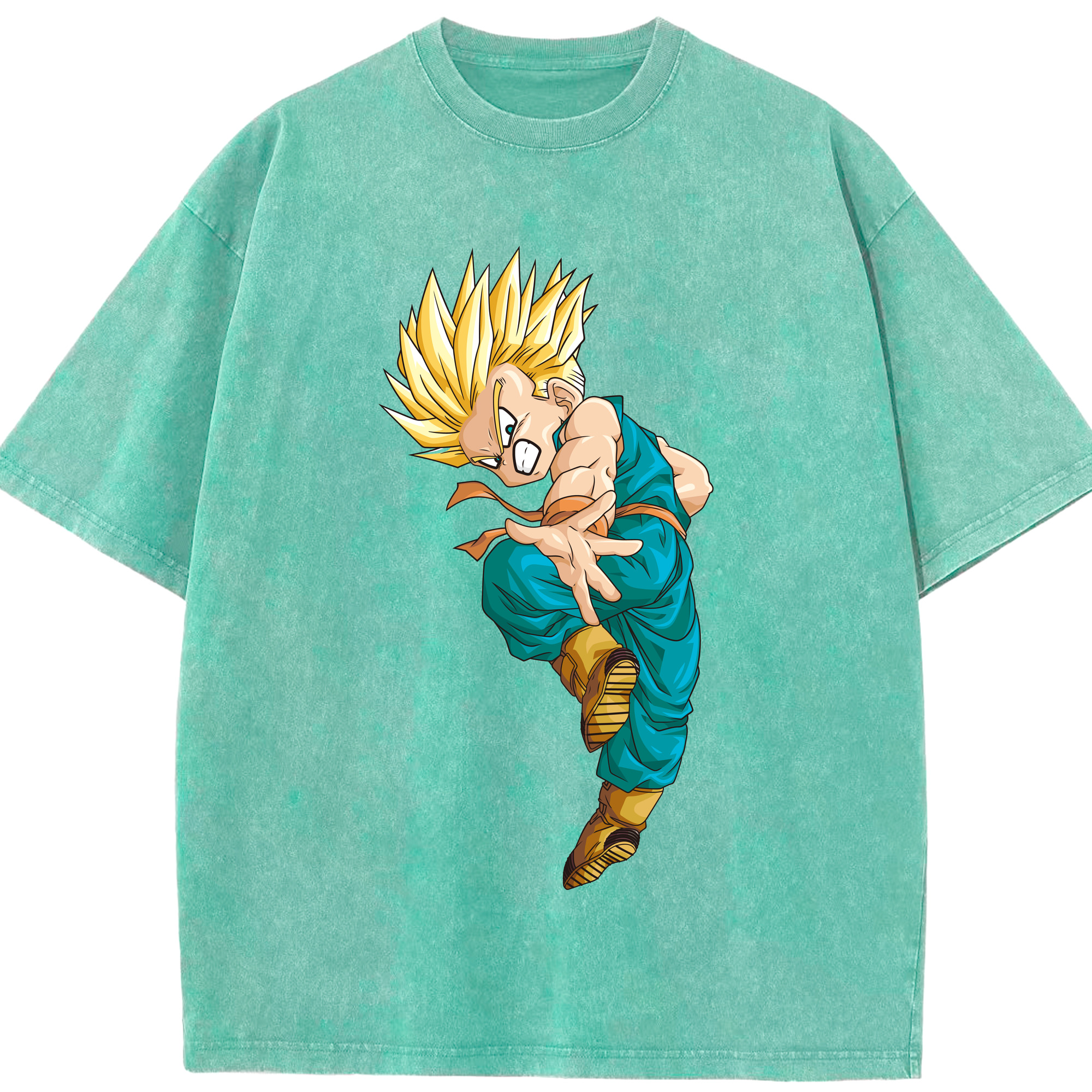 （画像用） ドラゴンボール DRAGON BALL 綿100% ヴィンテージ風 半袖Tシャツ（フロントプリント）
